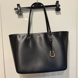 NWOT Lauren Ralph Lauren Black Tote